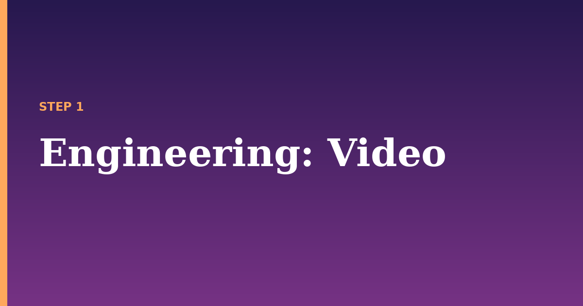 engineering illustration for: Video