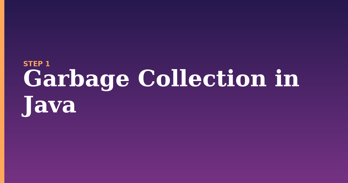 garbage collection illustration for: Garbage Collection in Java