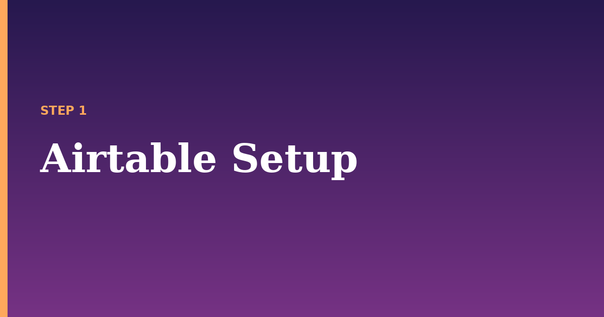 airtable illustration for: Airtable Setup