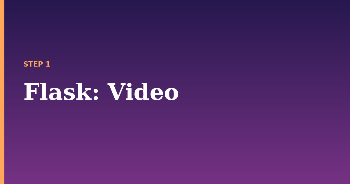flask illustration for: Video