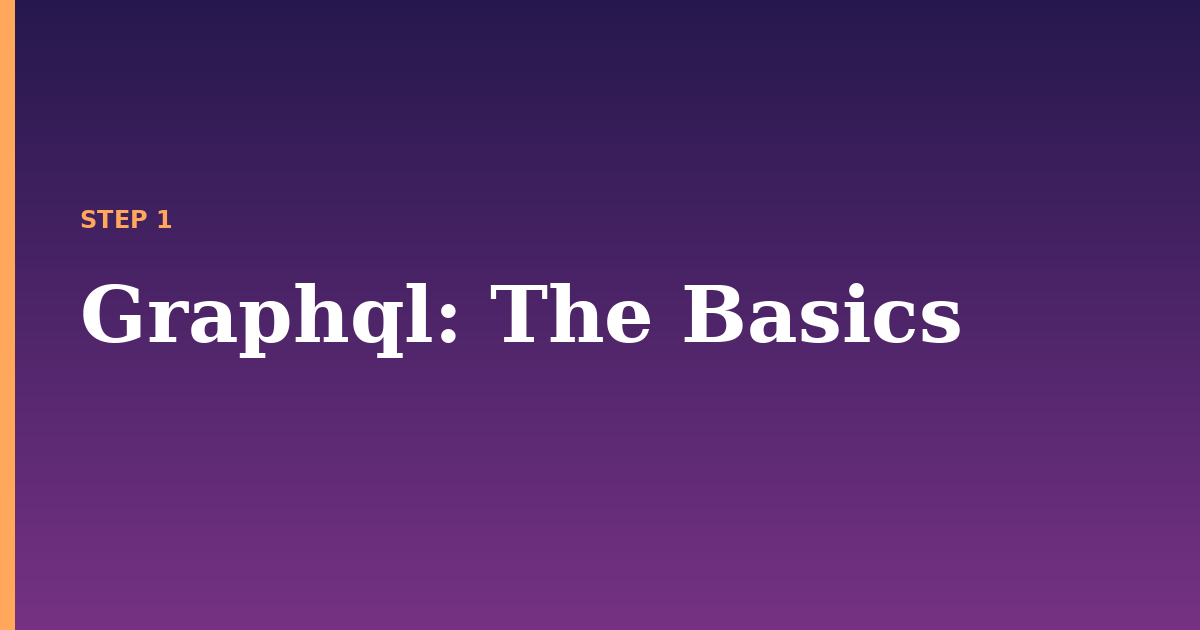 graphql illustration for: The Basics