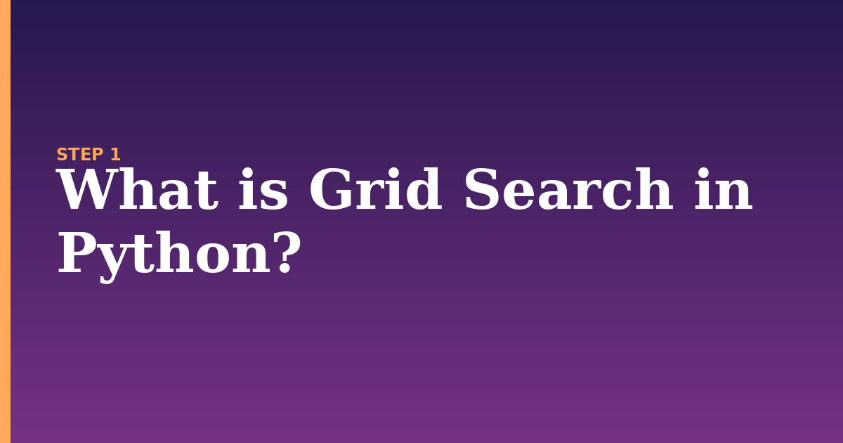 grid illustration for: What is Grid Search in Python?