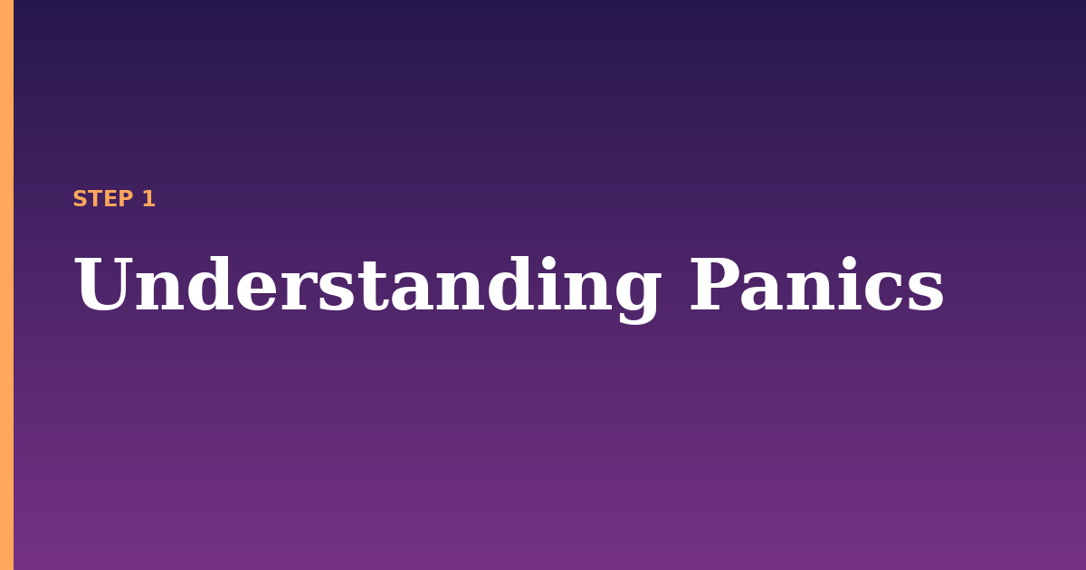 panics illustration for: Understanding Panics