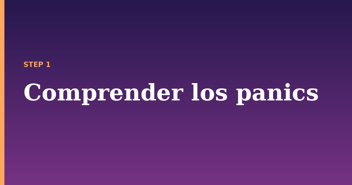 panics illustration for: Comprender los panics