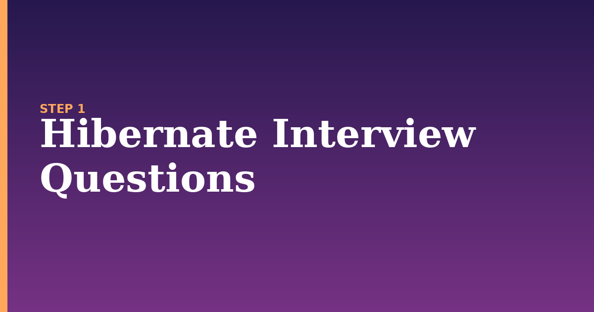 hibernate illustration for: Hibernate Interview Questions