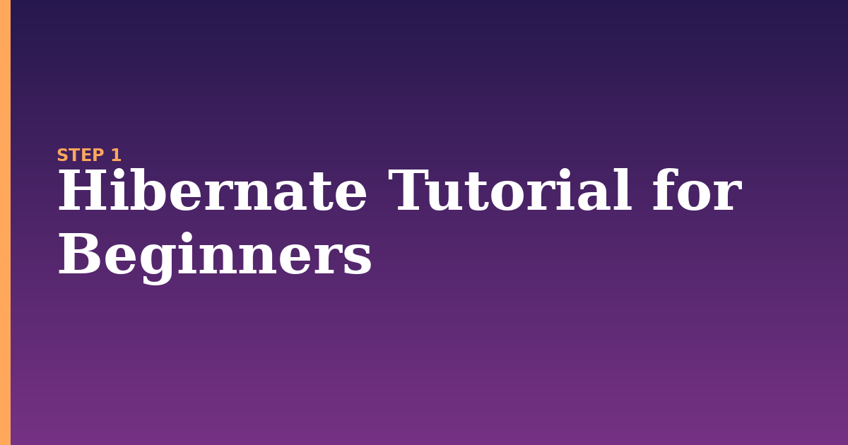 hibernate illustration for: Hibernate Tutorial for Beginners