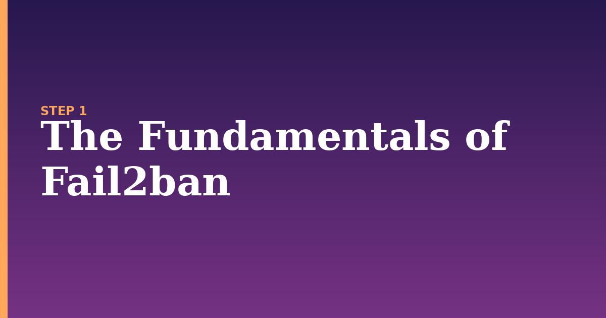 fail2ban illustration for: The Fundamentals of Fail2ban