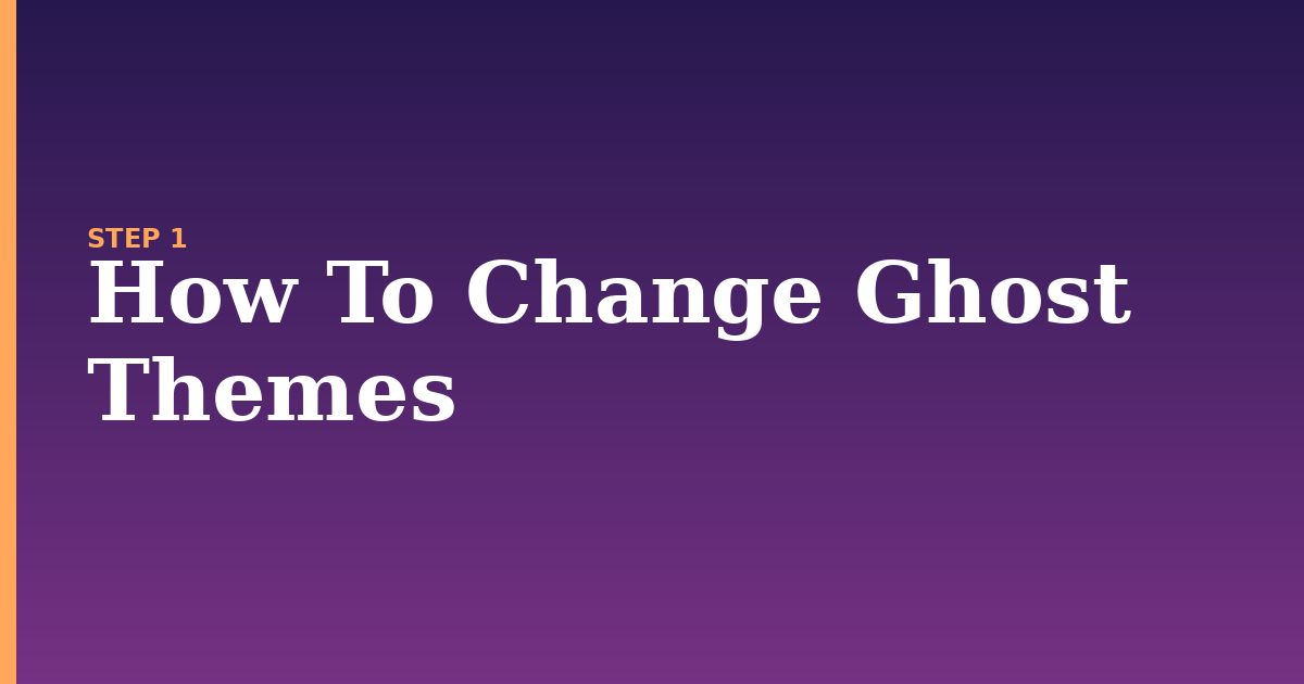 ghost illustration for: How To Change Ghost Themes