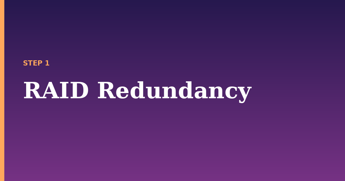redundancy illustration for: RAID Redundancy