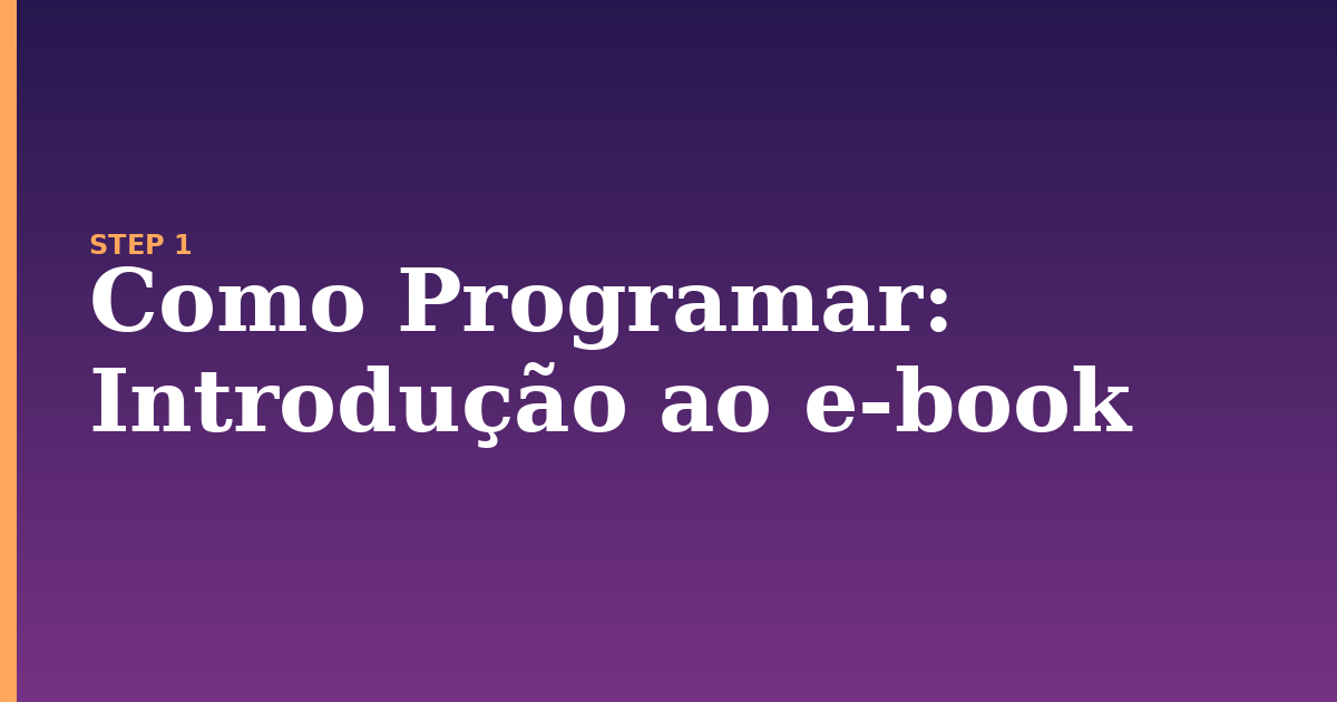 como programar illustration for: Introdução ao e-book