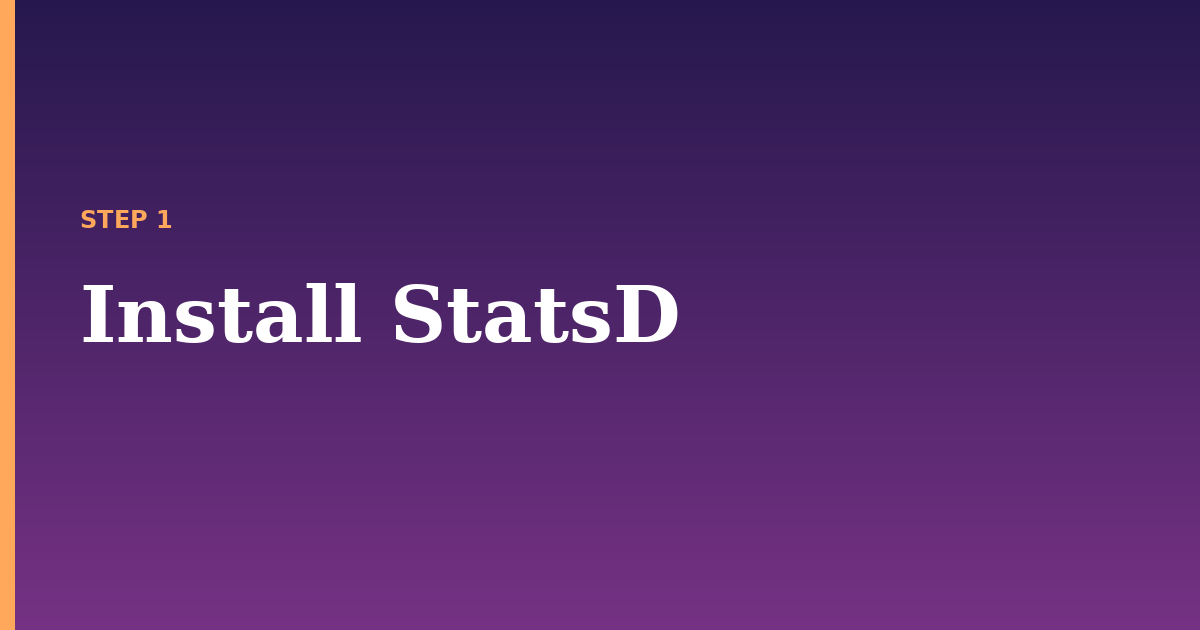 stats illustration for: Install StatsD