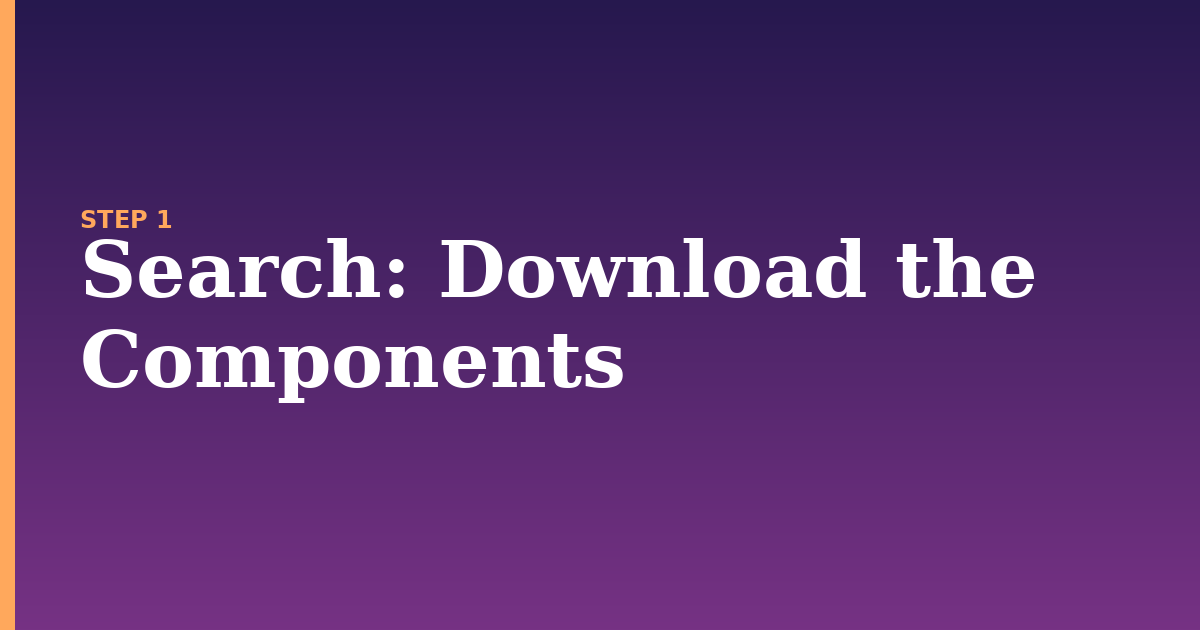 search illustration for: Download the Components