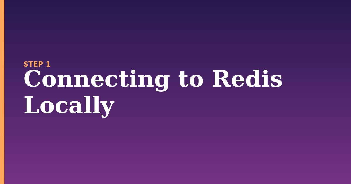 redis illustration for: Connecting to Redis Locally