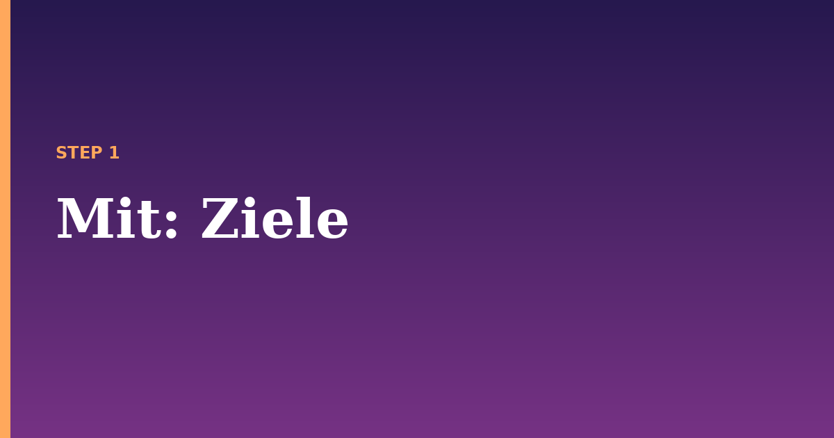 mit illustration for: Ziele
