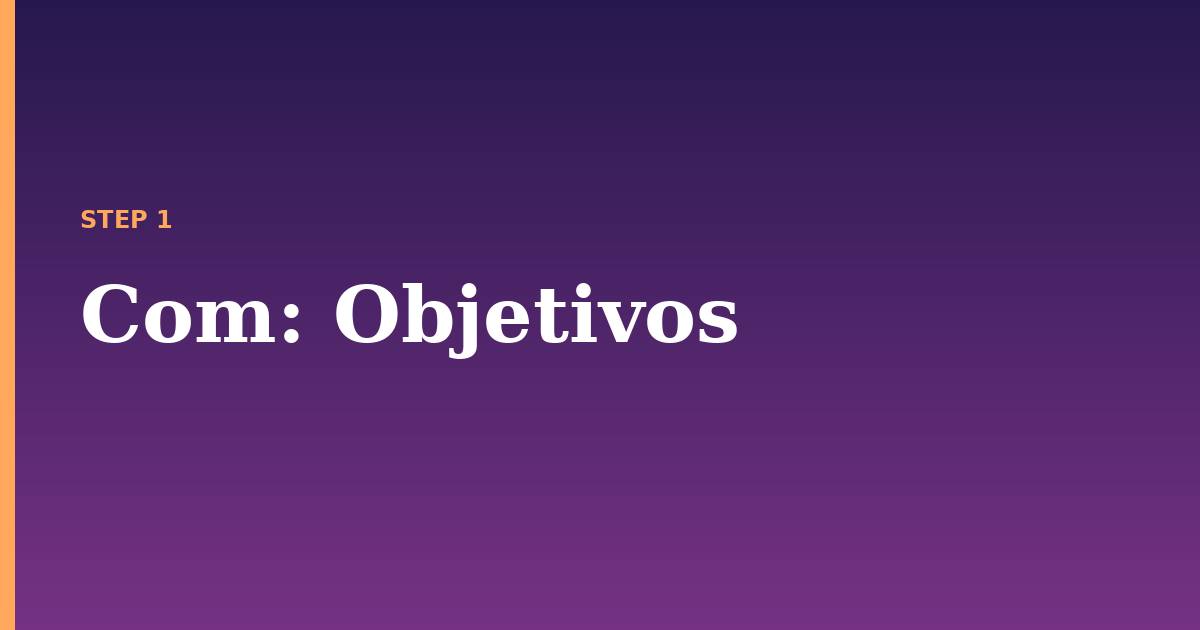 com illustration for: Objetivos