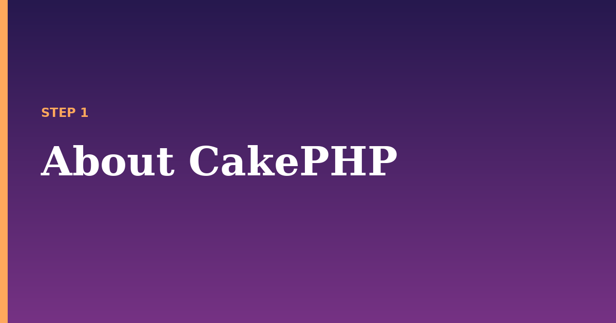 cakephp illustration for: About CakePHP