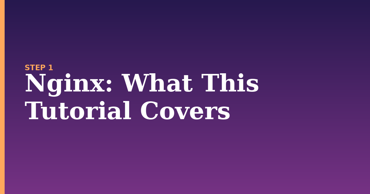 nginx illustration for: What This Tutorial Covers