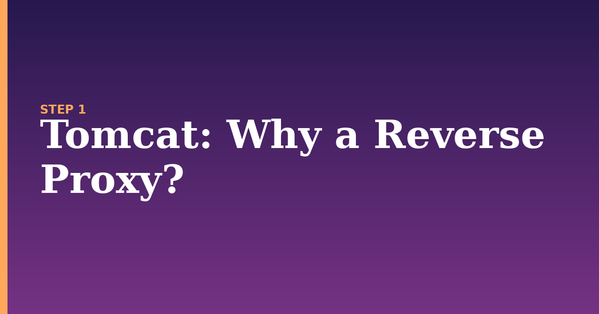 tomcat illustration for: Why a Reverse Proxy?