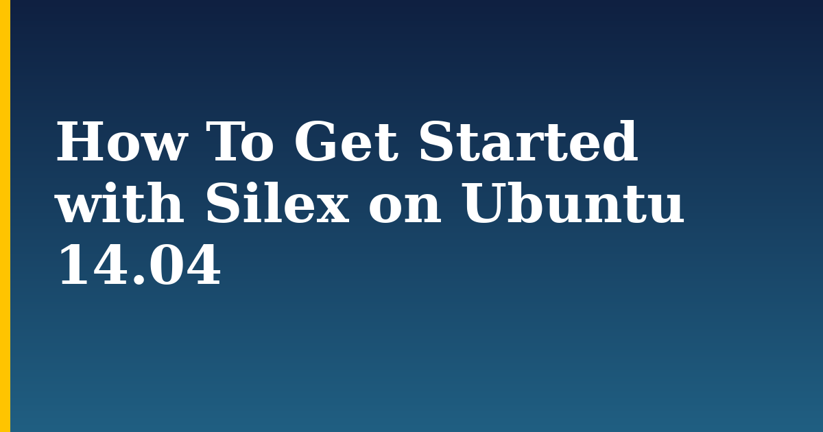 How To Get Started with Silex on Ubuntu 14.04