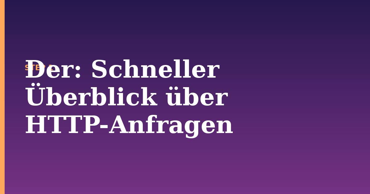 der illustration for: Schneller Überblick über HTTP-Anfragen
