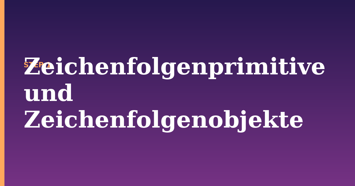 und illustration for: Zeichenfolgenprimitive und Zeichenfolgenobjekte