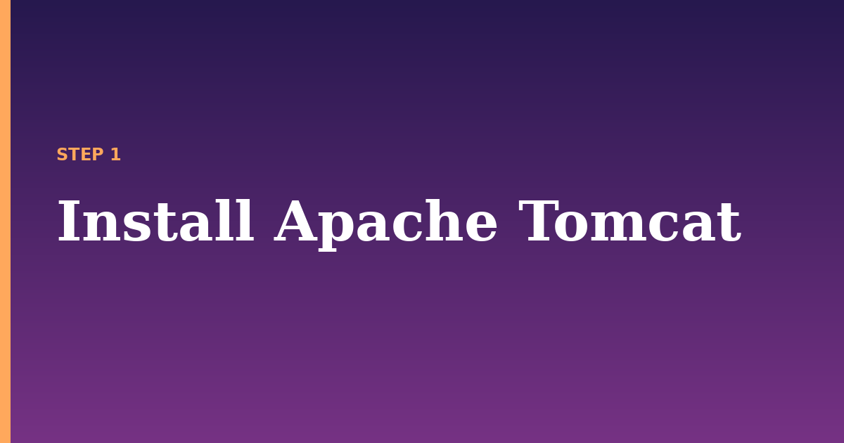 tomcat illustration for: Install Apache Tomcat