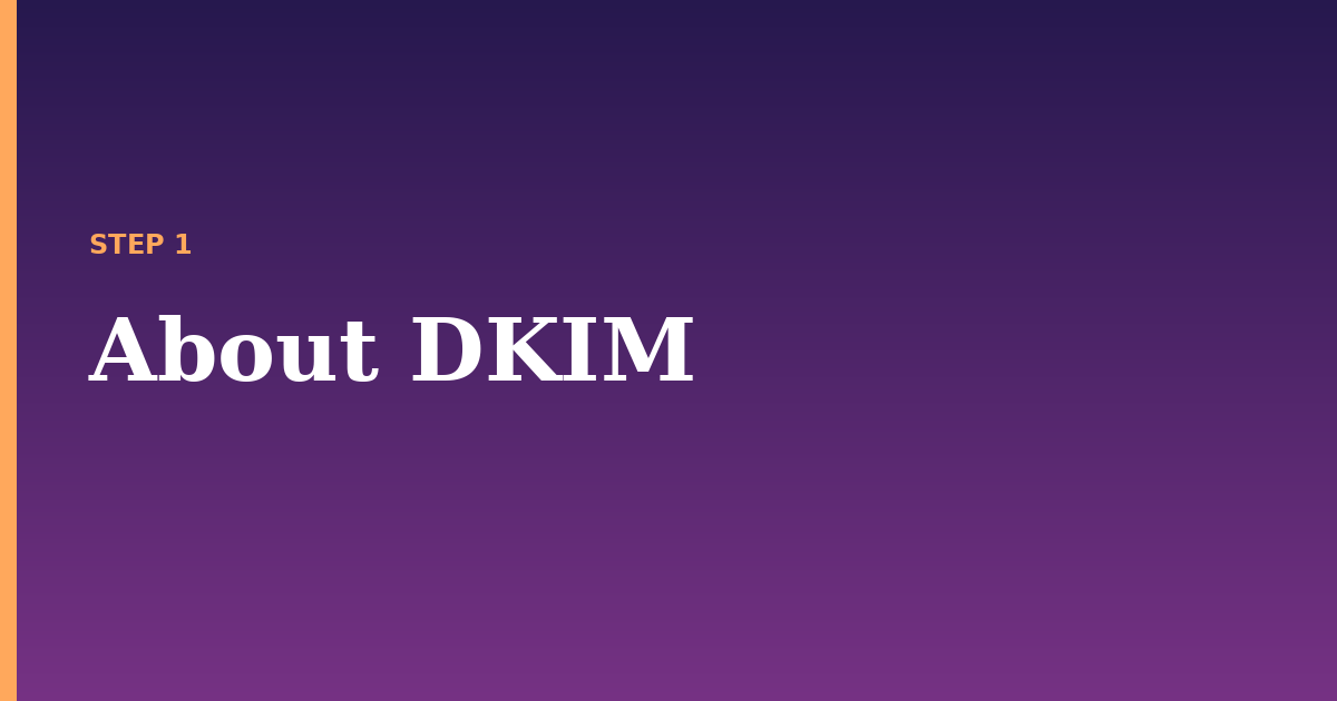dkim illustration for: About DKIM