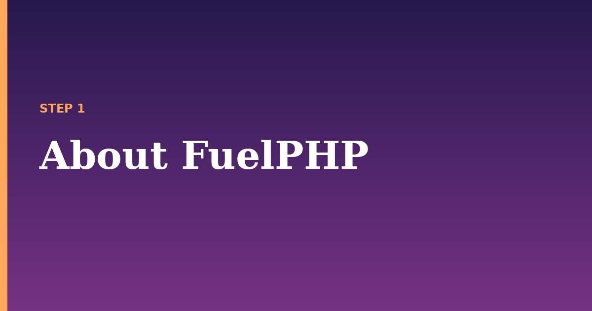 fuelphp illustration for: About FuelPHP
