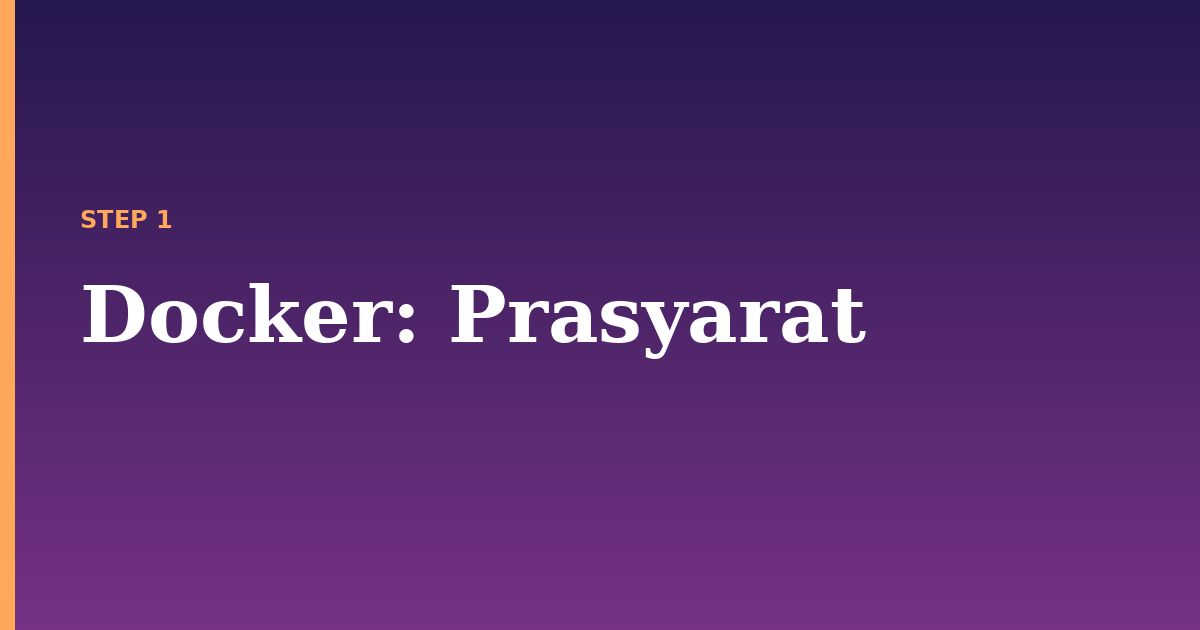 docker illustration for: Prasyarat