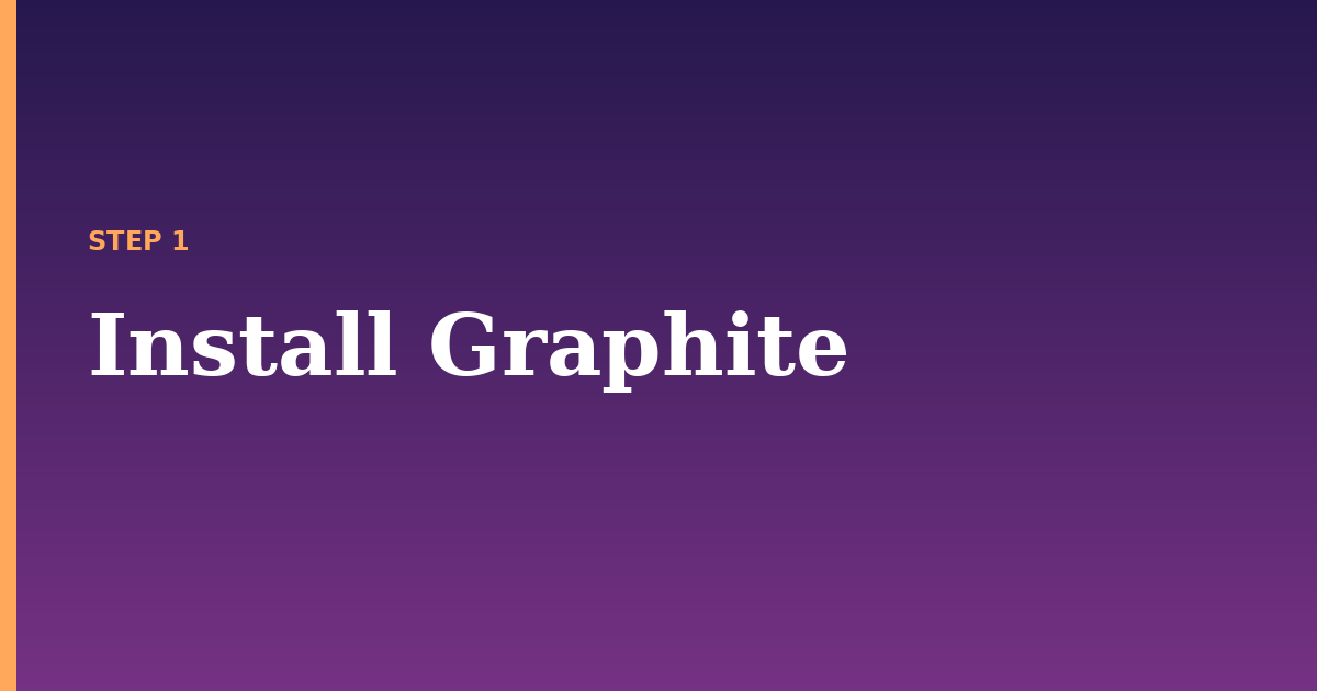 graphite illustration for: Install Graphite