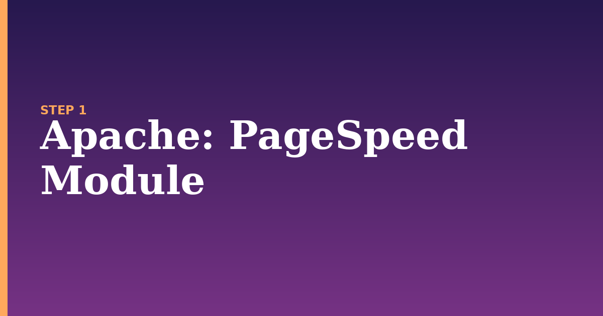 apache illustration for: PageSpeed Module