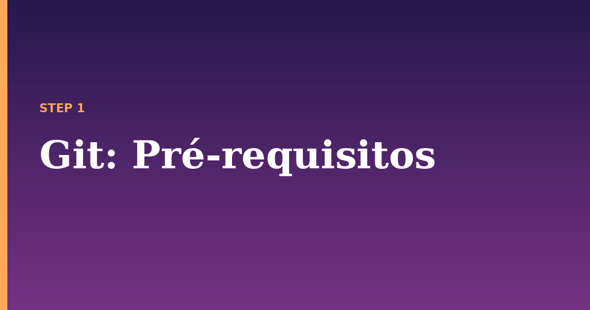 git illustration for: Pré-requisitos