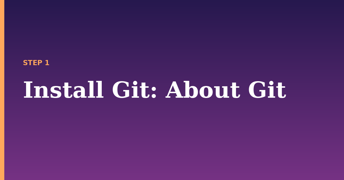 install git illustration for: About Git