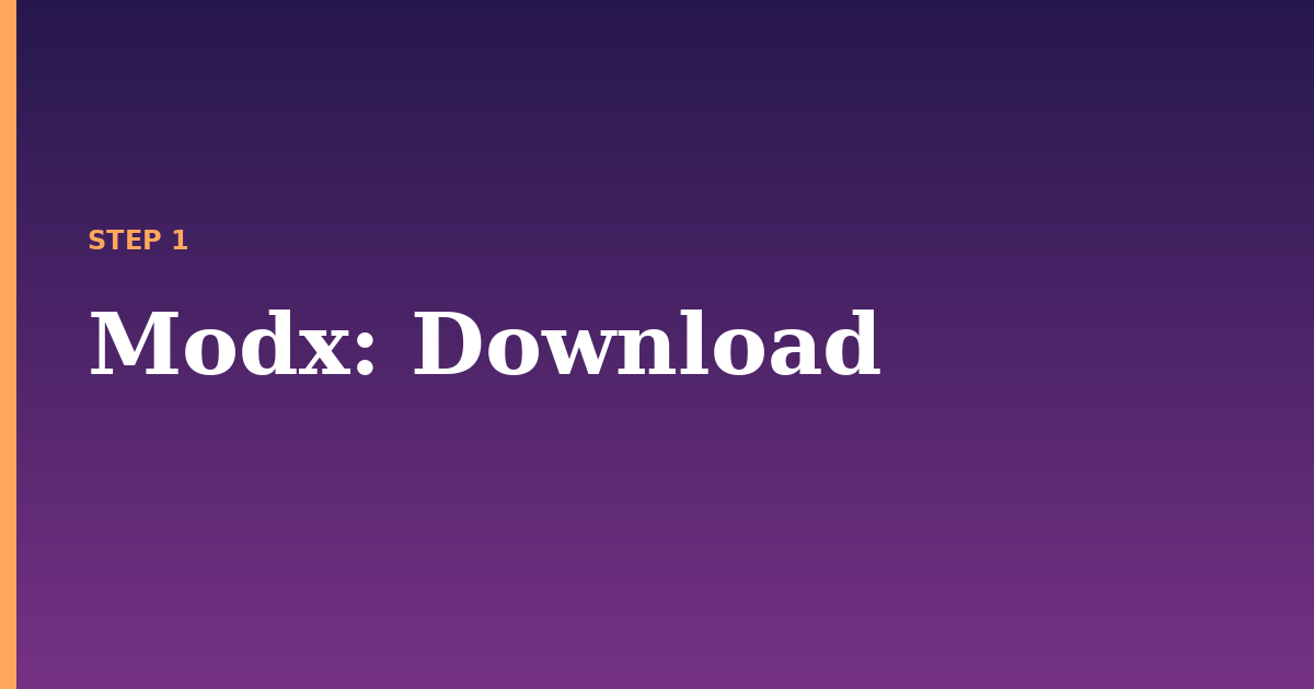 modx illustration for: Download