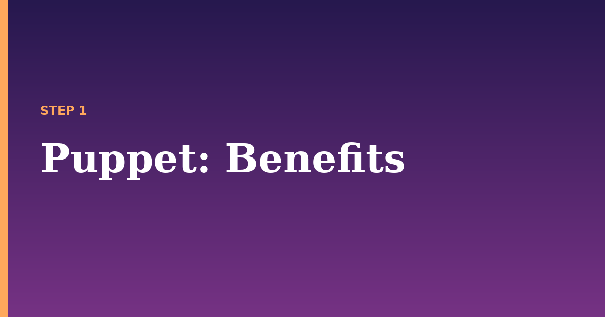 puppet illustration for: Benefits