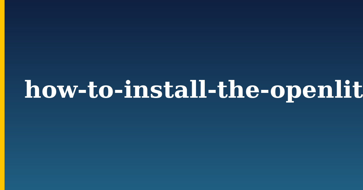 how-to-install-the-openlitespeed-web-server-on-ubuntu-20-04 — step-by-step Linux tutorial on Progressive Robot