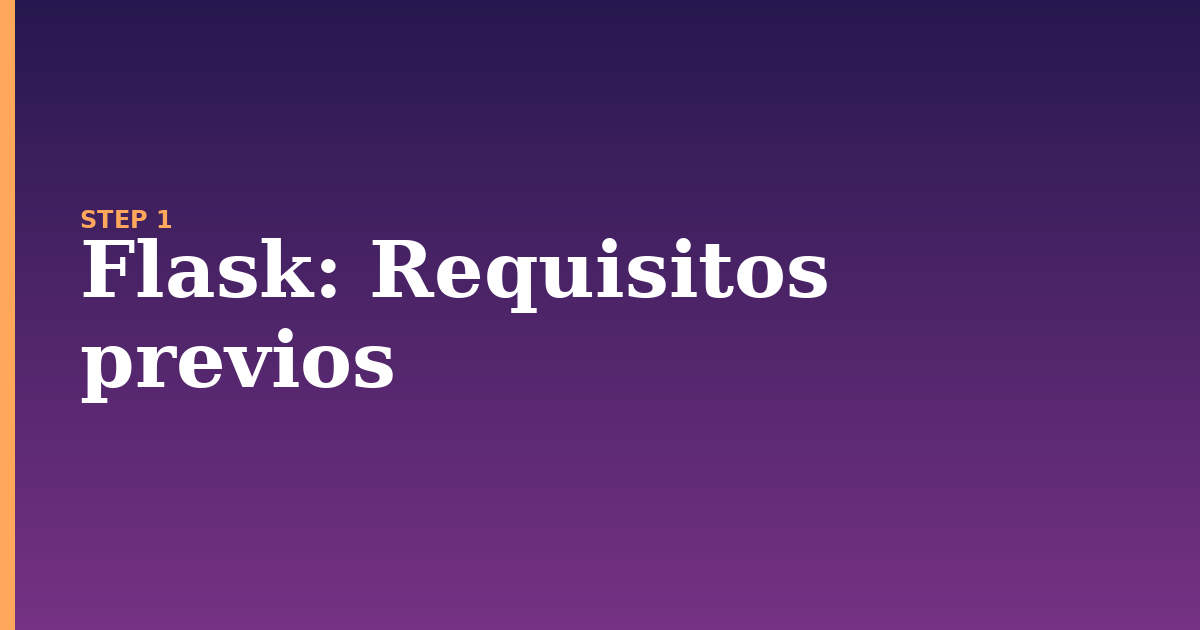 flask illustration for: Requisitos previos