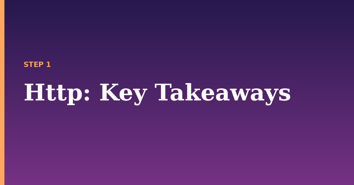 http illustration for: Key Takeaways
