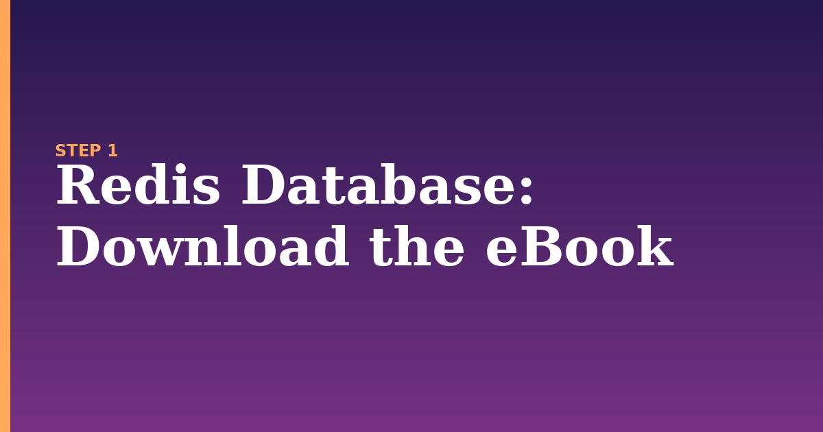 redis database illustration for: Download the eBook