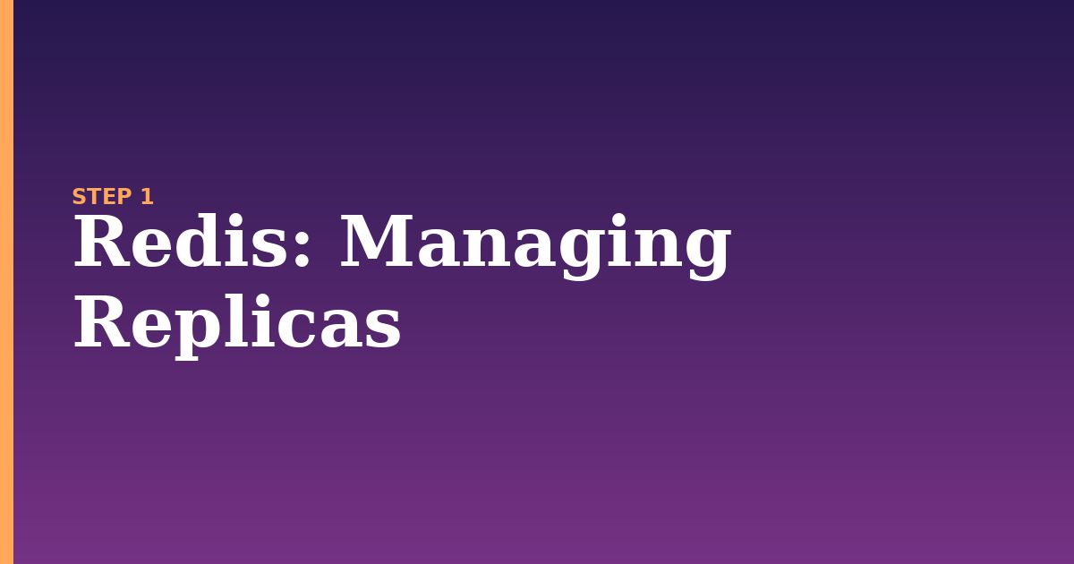 redis illustration for: Managing Replicas