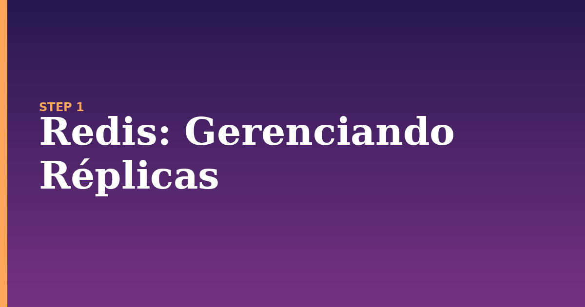 redis illustration for: Gerenciando Réplicas