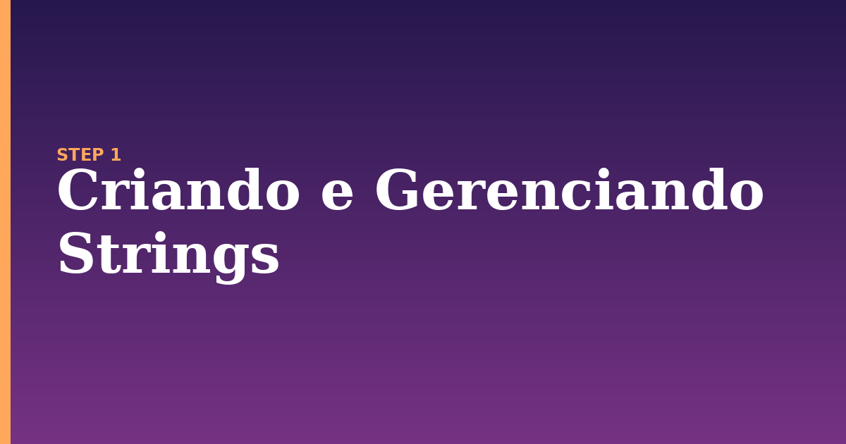 strings illustration for: Criando e Gerenciando Strings