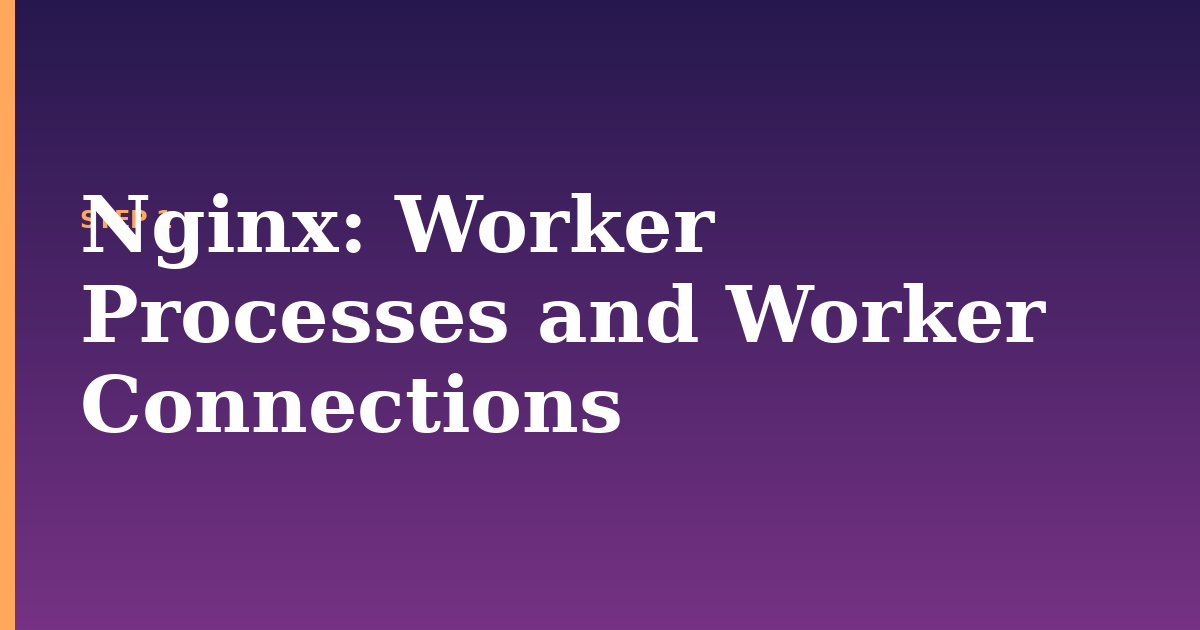 nginx illustration for: Worker Processes and Worker Connections