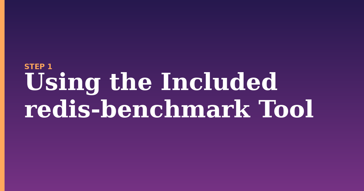 redis illustration for: Using the Included redis-benchmark Tool