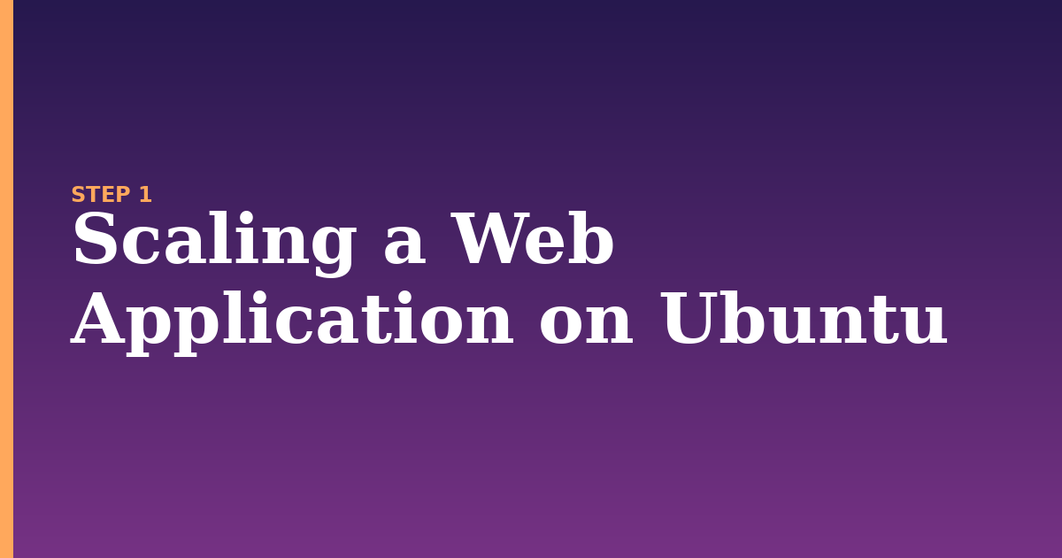 web illustration for: Scaling a Web Application on Ubuntu