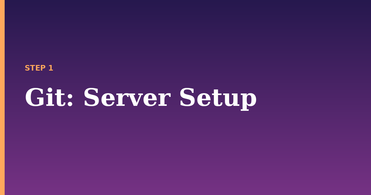 git illustration for: Server Setup