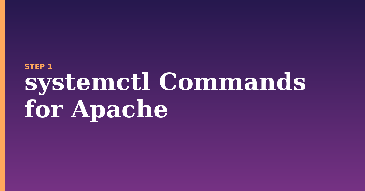 apache illustration for: systemctl Commands for Apache