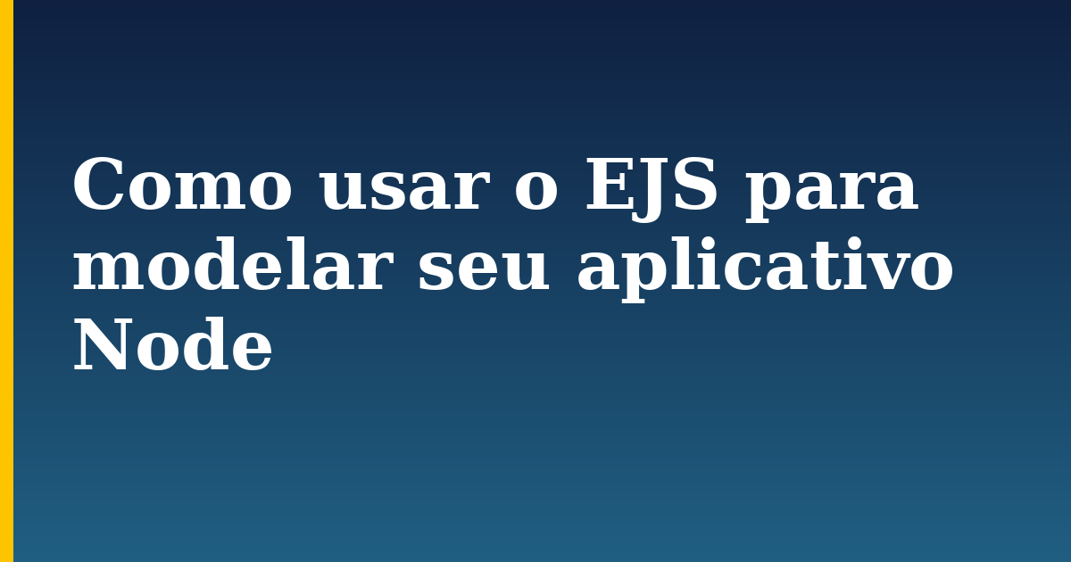 Como usar o EJS para modelar seu aplicativo Node — step-by-step Javascript tutorial on Progressive Robot