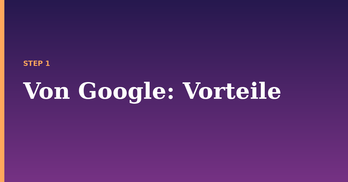 von google illustration for: Vorteile