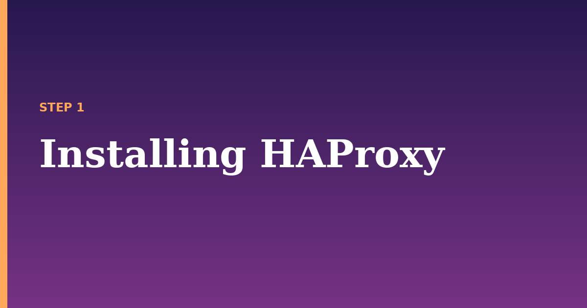 haproxy illustration for: Installing HAProxy